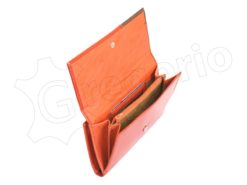 Renato Balestra Leather Women Purse/Wallet Orange Dark Brown-5586