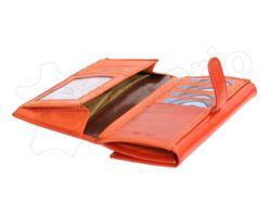 Renato Balestra Leather Women Purse/Wallet Orange Brown-5562