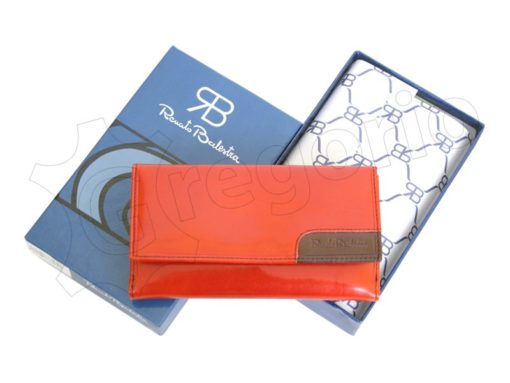 Renato Balestra Leather Women Purse/Wallet Orange Dark Brown-5587