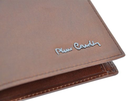 Pierre Cardin Man Leather Wallet Brown-4771