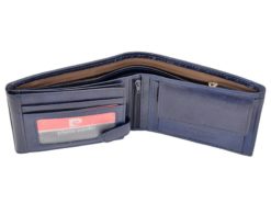 Pierre Cardin Man Leather Wallet Blue-4758