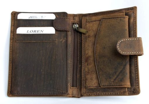 Always Wild Vintage Style Leather Wallet-6764