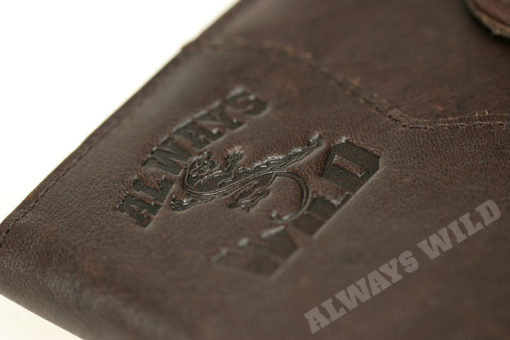 Always Wild Vintage Style Leather Wallet-6780