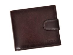 Bellugio Man Leather Wallet Black AM-21-213-6961