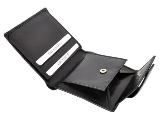 Mio Gusto Man Leather Wallet Black 264 M/A-7009