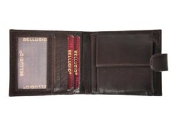 Bellugio Man Leather Wallet Black AM-21-213-6970