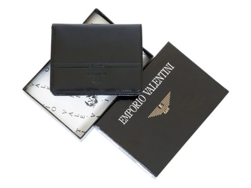 Emporio Valentini Man Leather Wallet Black IEEV563PL03-6888