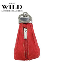 Always Wild Leather Keys Wallet Red-7076