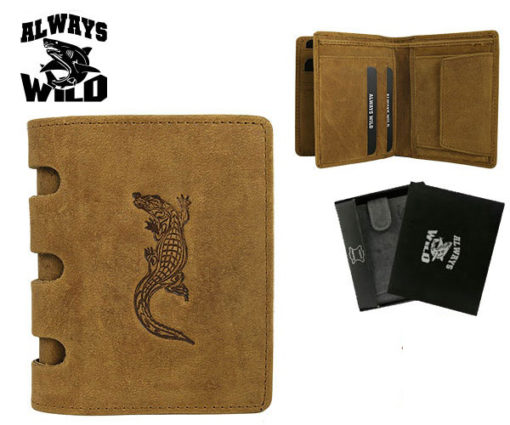 Always Wild Man Unique Leather Wallet-7063