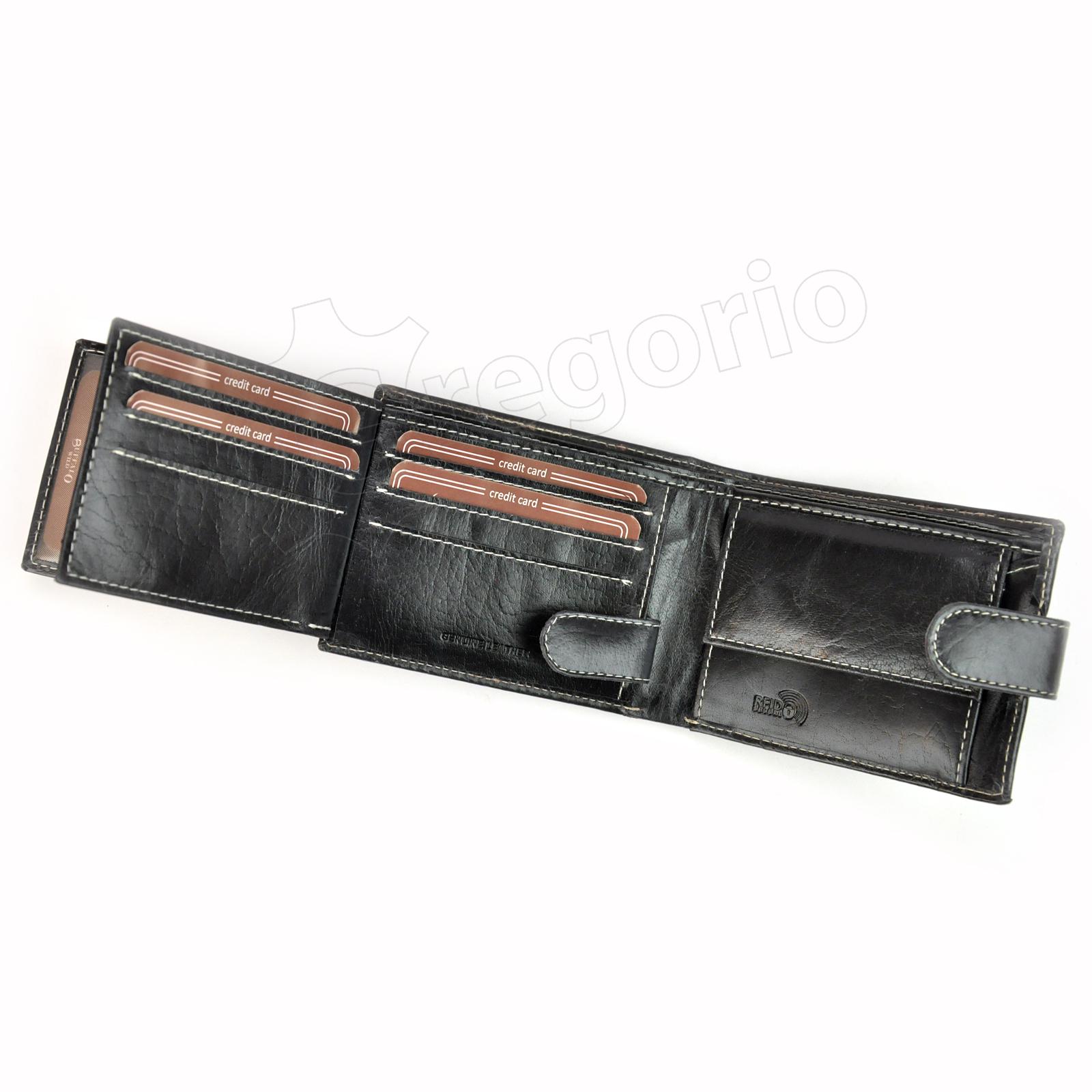 Wild Bufallo Man Leather Wallet Brown RFID-RM-B-05L-BAW2 - Image 7