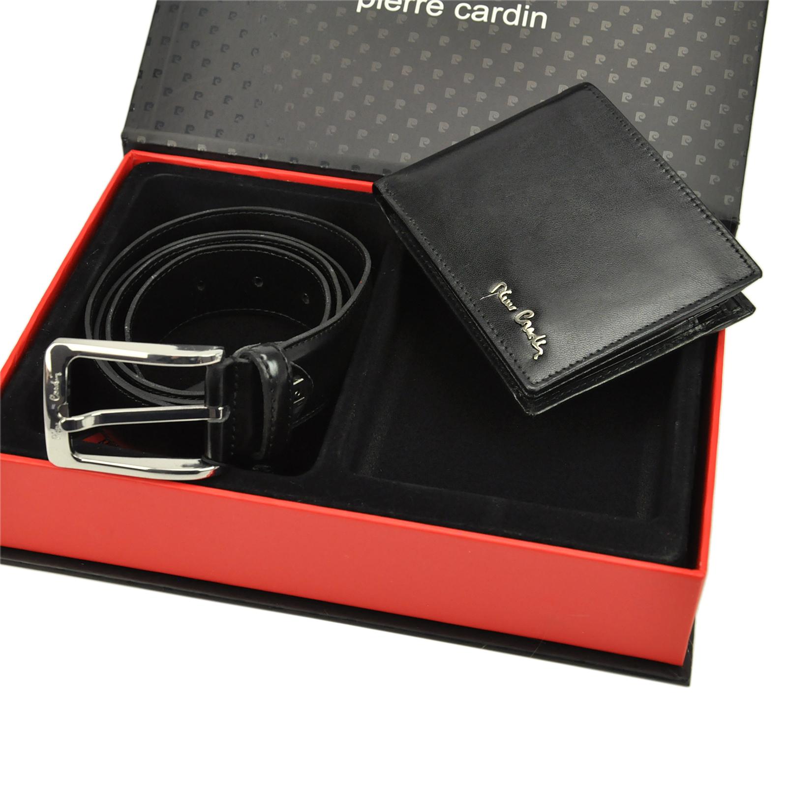 Pierre Cardin Man Leather Wallet with Leather Belt 115cm Gift Set – ZG ...