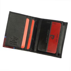Alternative view of Small Pierre Cardin Unique Leather Wallet for Men Black-Red TILAK75 1812