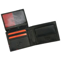 Alternative view of Pierre Cardin Unique Leather Wallet for Men Black-Red TILAK75 8824