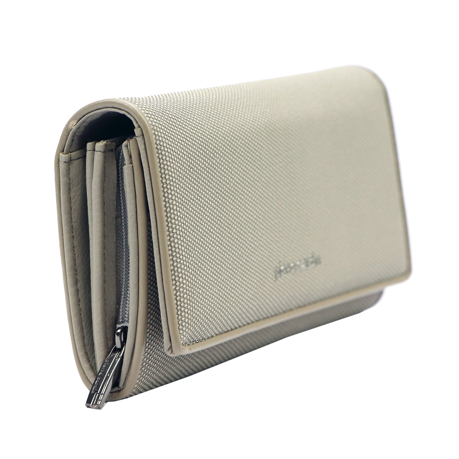 Pierre Cardin Women Eco Leather Wallet LADY66 1720 Silver - Image 7